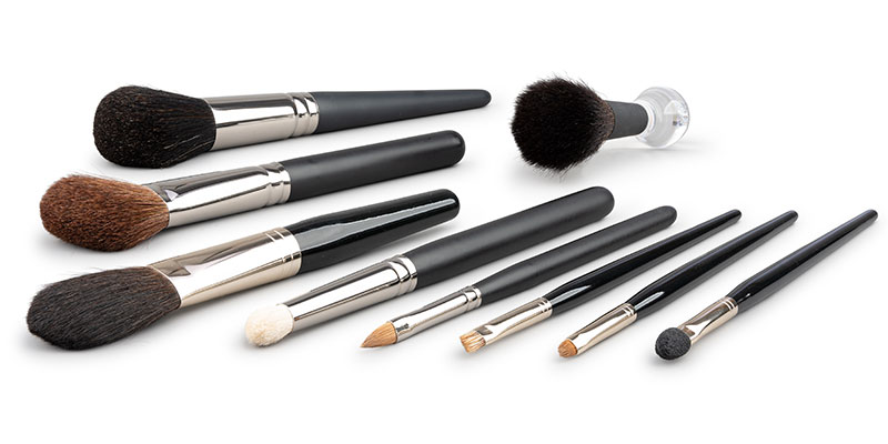 Cosmetic brushes group picture