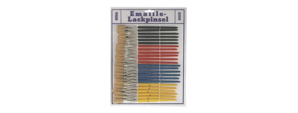 Emaillelackpinsel – Kartensortiment 651K